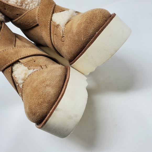 Coach kenna tan wedge booties - Picture 7 of 12